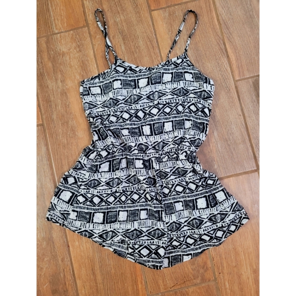 LA Hearts Aztec geometric romper